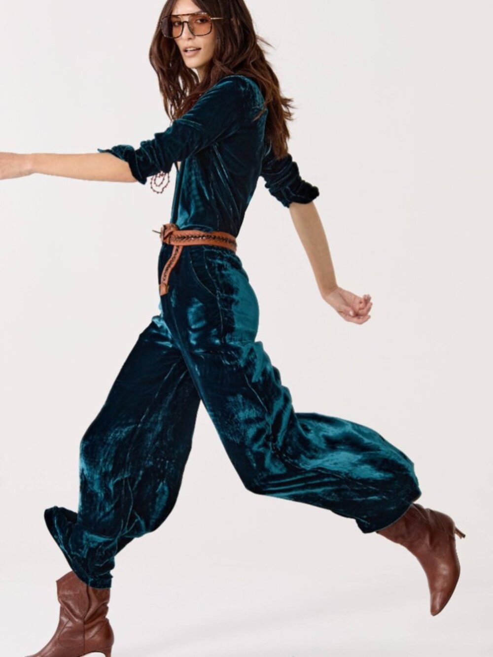 Velvet Straight Leg Pants